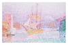 Paul Signac - The Harbour at Marseilles Variante 1