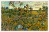 Vincent van Gogh - Sunset at Montmajour Variante 1