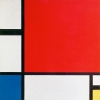 Piet Mondrian - Composition with Red, Blue, and Yellow Variante 2