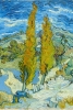 Vincent van Gogh - The Poplars at Saint-Rémy Variante 3
