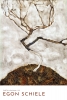 Egon Schiele - Small Tree in Late Autumn Variante 2