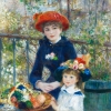 Pierre-Auguste Renoir - Two Sisters (On the Terrace) Variante 2