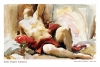 John Singer Sargent - Man with Red Drapery Variante 1