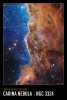 Carina Nebula Poster, Taken by NASAs James Webb Space Telescope Variante 1