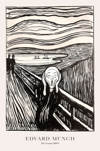Edvard Munch - The Scream (Litograph)