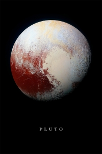 NASA Image of Pluto (Enhanced Color View)