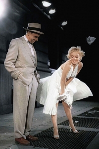 Marilyn Monroe - Scène de la bouche du métro en robe blanche de « Sept Ans de réflexion » (The Seven Year Itch) - 1955