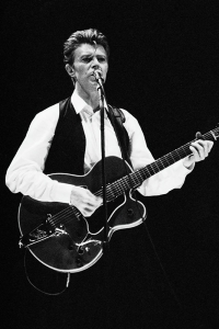 Poster de David Bowie au concert « Sound & Vision » en Italie 1990 - no 2