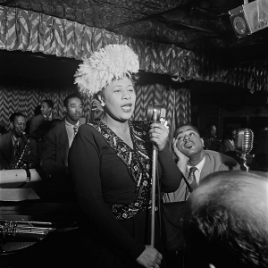 Ella Fitzgerald, Dizzy Gillespie, Ray Brown, Milt Jackson & Timmie Rosenkrantz, Downbeat, New York, septembre 1947
