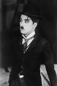 Charlie Chaplin pendant le tournage de « Le Cirque » (1928)