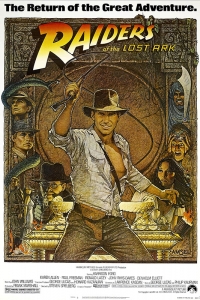 Affiche du film « Indiana Jones et les Aventuriers de l’arche perdue », réalisé par Steven Spielberg (1981)
