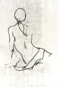 Female Nude on Grey No. 2