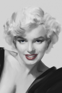 Marilyn Monroe Red Lips Portrait No. 8
