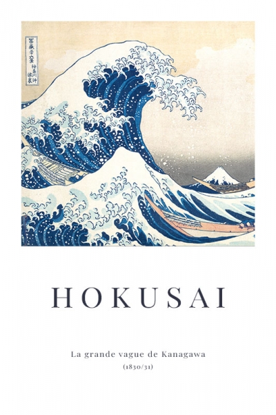 Katsushika Hokusai - La grande vague de Kanagawa