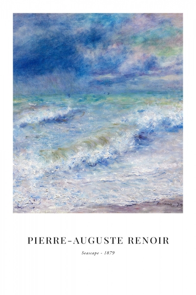 Pierre-Auguste Renoir - Seascape Variante 1 | 60x90 cm | Premium-Papier wasserfest