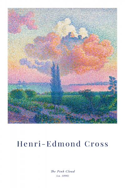 Henri-Edmond Cross - The Pink Cloud Variante 1 | 60x90 cm | Premium-Papier wasserfest