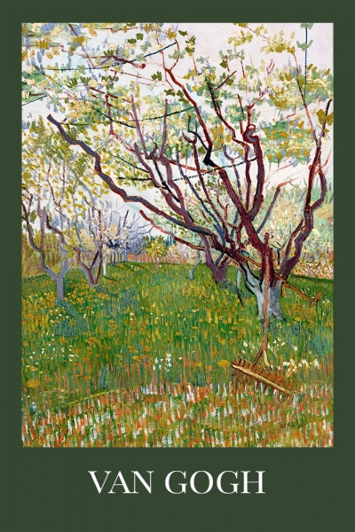 Vincent van Gogh - The Flowering Orchard Variante 1 | 60x90 cm | Premium-Papier wasserfest