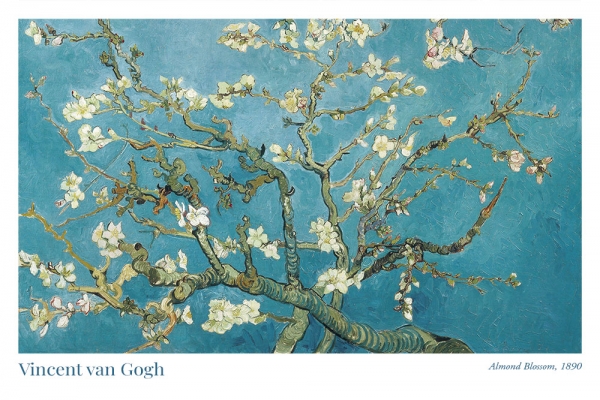 Vincent van Gogh - Almond Blossom Variante 2 | 13x18 cm | Premium-Papier