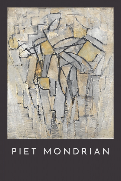 Piet Mondrian - Composition no. XIII / Composition 2 Variante 1 | 13x18 cm | Premium-Papier