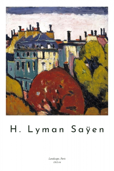 H. Lyman Saÿen - Landscape, Paris Variante 1 | 60x90 cm | Premium-Papier wasserfest