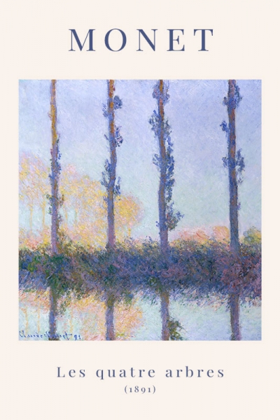 Claude Monet - Les quatre arbres