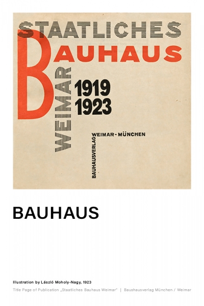 Bauhaus - Title Page Variante 1 | 13x18 cm | Premium-Papier