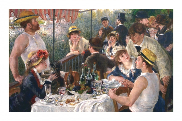 Pierre-Auguste Renoir - Luncheon of the Boating Party Variante 1 | 13x18 cm | Premium-Papier