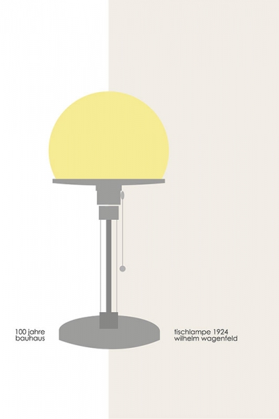 Bauhaus Poster - Bauhaus Design Lamp 
