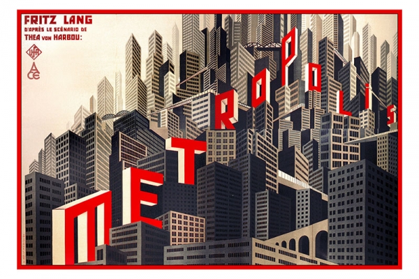 Affiche de « Metropolis », réalisé par Fritz Lang (1927) 