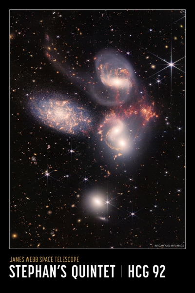 Stephan's Quintet, Image Taken by NASA 