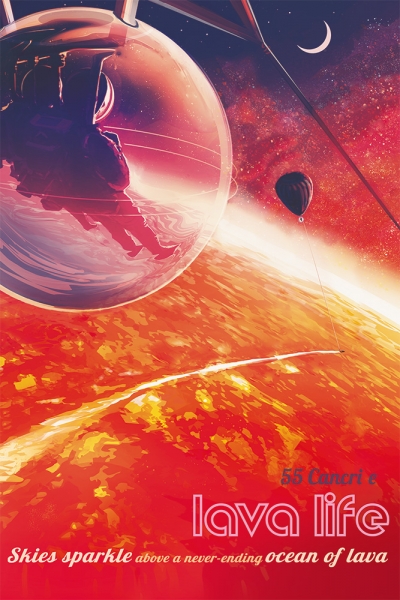"55 Cancri e" - Visions of the Future Poster Series, Credit: NASA/JPL 