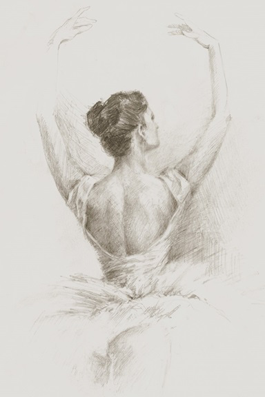 Ballerina Sketch No. 1 