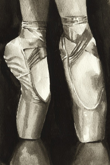 Ballet Shoes No. 2 Variante 1 | 13x18 cm | Premium-Papier