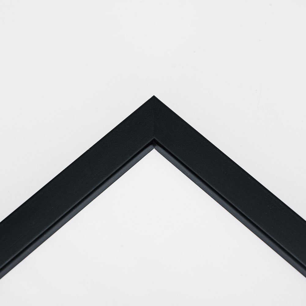 Cadre photo en bois - Noir 13x18 cm